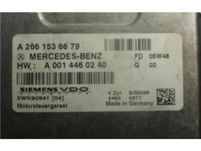 Řídící jednotka A0014460240, A2661536679   Mercedes-Benz B W245 2006