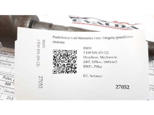 Vstřikovač 7798446, 0445110289   BMW 3 E90 E91  pro naftový motor 1.8 N47D20A 