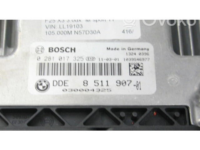 Řídící jednotka 8511907   BMW X3 F25 2010