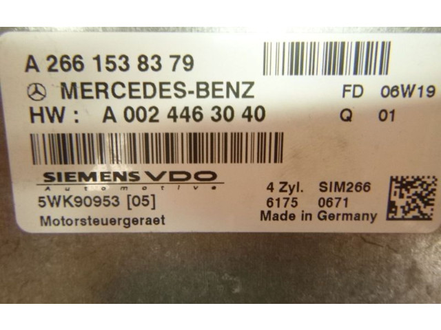 Řídící jednotka A2661538379, A2661538379   Mercedes-Benz B W245 2005