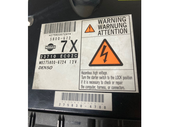 Řídící jednotka 23710EC02C, 5800672   Nissan Navara D40 2007