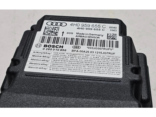 Блок подушек безопасности 4H0959655C, 0285010856   Audi A6 S6 C7 4G