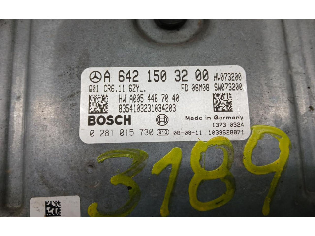 Řídící jednotka A6421503200, 0281015730   Mercedes-Benz GLK (X204) 2009