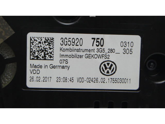 Přístrojová deska  Volkswagen Arteon 2018 3G5920750, 3G5920750  