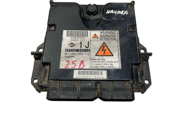 Řídící jednotka 23710EB310, 5800360   Nissan Navara D40 2007
