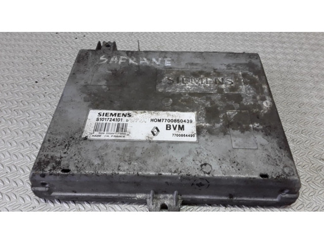 Блок управления двигателя S101724101D, 7700864490   Renault Safrane