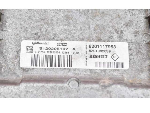 Блок управления двигателем Блок управления 8201117953, 8201117953   Renault Thalia I