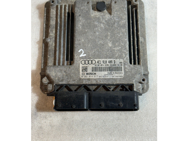 Блок управления двигателем ECU 4E1910409D, 4E1907409A   Audi A8 S8 D3 4E