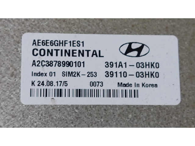 Блок управления 3911003HK0, 391A103HK0   Hyundai Ioniq
