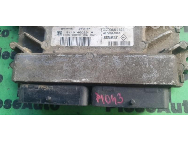 Блок управления двигателем Блок управления 8200661124, S110140023A   Renault Logan I