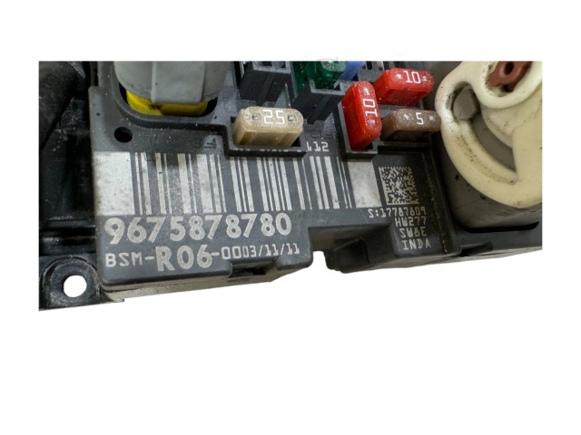 Pojistková skříňka Řídící jednotka BSM 9675878780, 117787809   Peugeot Expert 2014