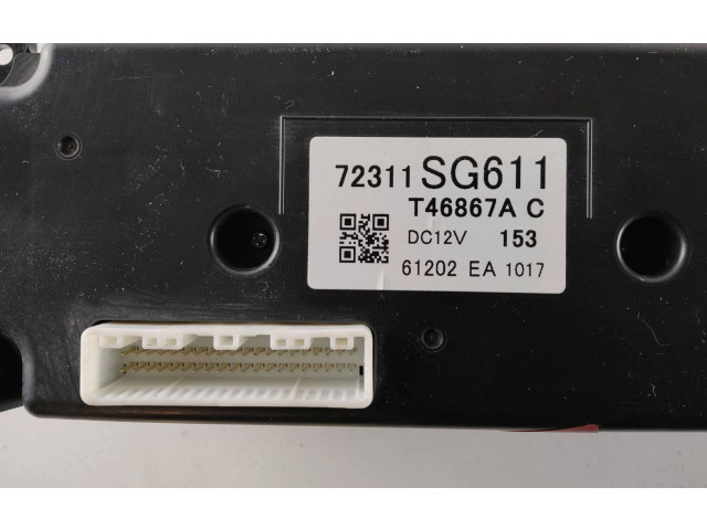 Блок управления климат-контролем 72311SG611, 61202EA1017   Subaru Forester SJ