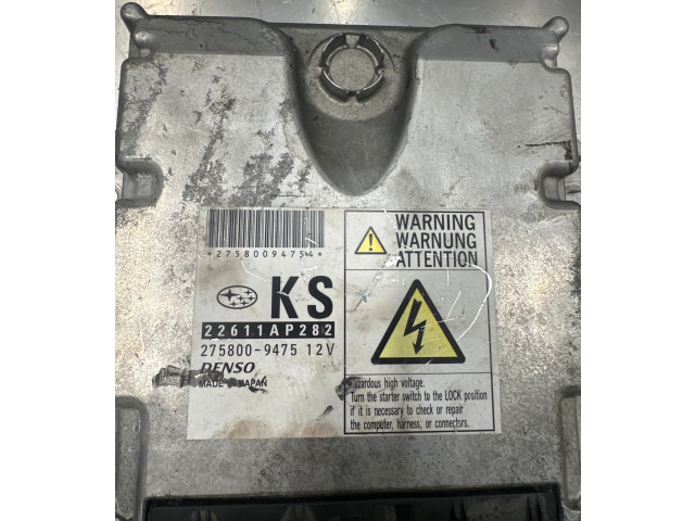 Блок управления двигателя 22611AP282, 2758009475   Subaru Impreza III