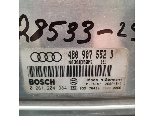 Блок управления двигателя 4B0907552D, 0261204384   Audi A6 S6 C5 4B