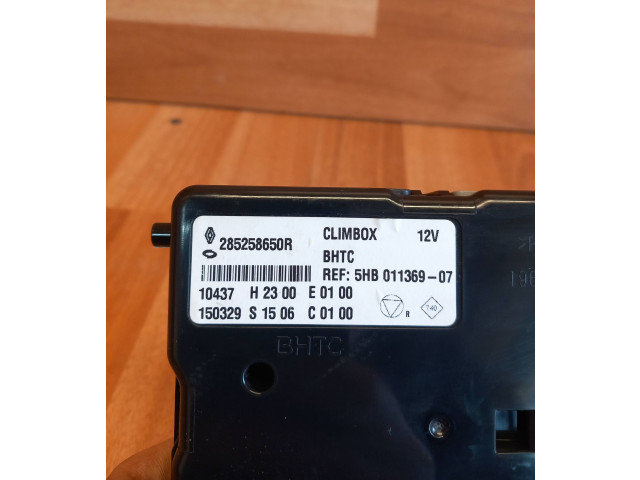 Блок управления климат-контролем 285258650R, 5HB01136907   Renault Espace V (RFC)