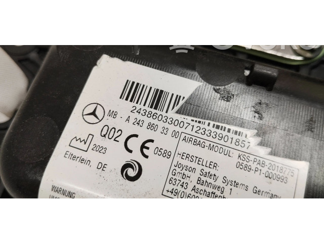 Подушка безопасности пассажира A2438603300   Mercedes-Benz EQB