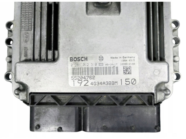 Řídící jednotka 55204762, 0281012310   Fiat Stilo 2002