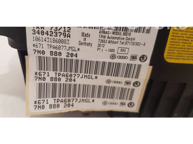 Подушка безопасности пассажира 7N0880204   Volkswagen Sharan