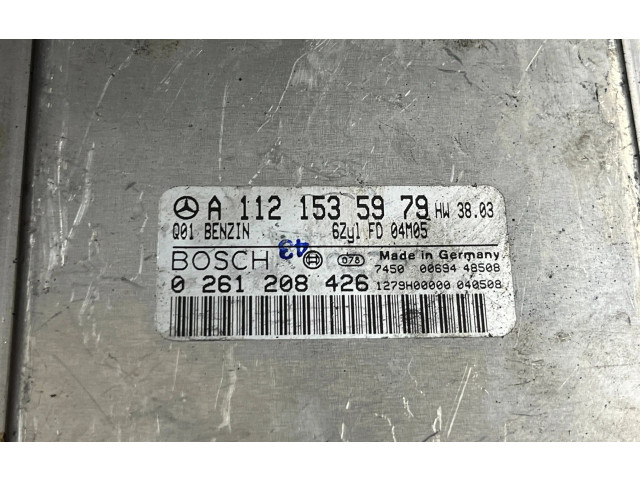 Řídící jednotka A1121535979, 0261208426   Mercedes-Benz SL R230 2005