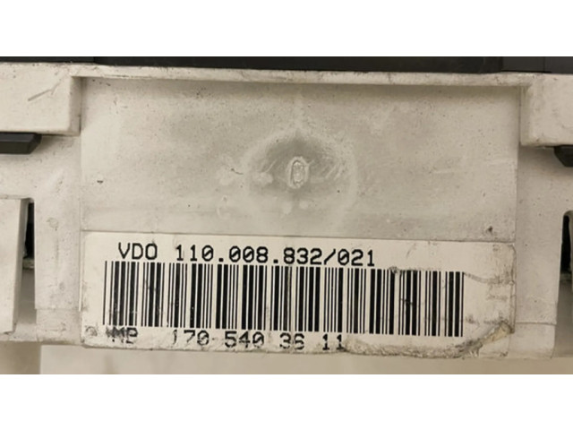 Přístrojová deska  Mercedes-Benz CLK A208 C208 2001 1705403611  