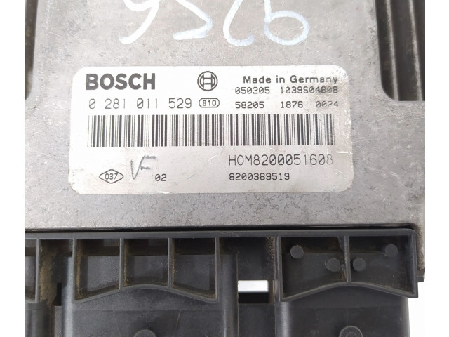 Блок управления двигателя 8200389519, 0281011529   Nissan Primastar