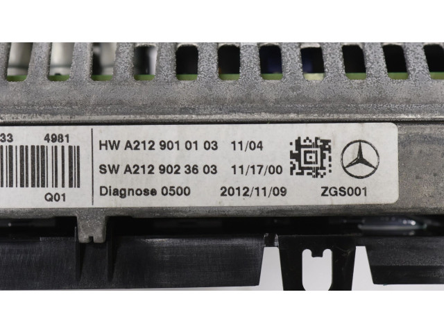 Přístrojová deska  Mercedes-Benz GLK (X204) 2012 A2129010103  