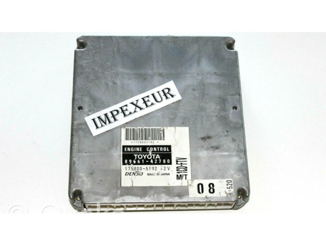 Řídící jednotka 8966142780   Toyota RAV 4 (XA20) 2002