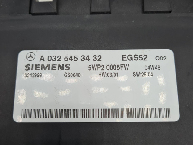 Блок управления коробкой передач A0325453432, 5WP20005FW   Mercedes-Benz E W210