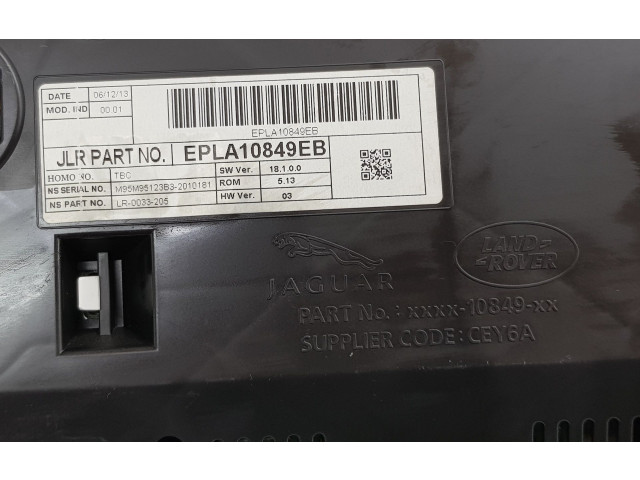 Přístrojová deska  Land Rover Range Rover Sport L494 2013 EPLA10849EB, LR057373  