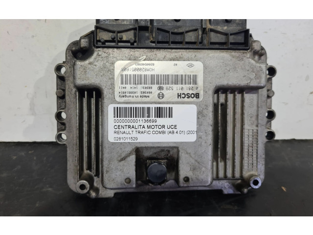 Řídící jednotka 0281011529, BOSCH   Renault Trafic I 1997