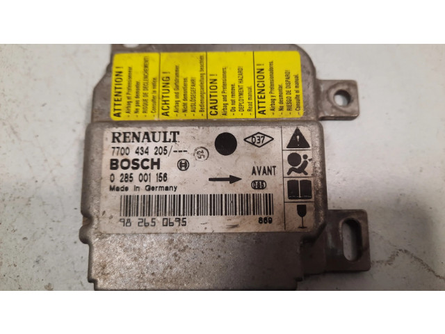 Блок подушек безопасности 0285001156, 7700434205   Renault Clio II