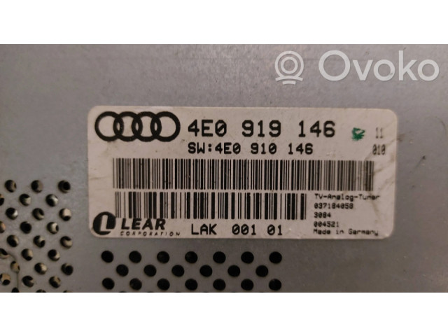 Блок управления 4E0919146, 4E0910146   Audi A8 S8 D3 4E