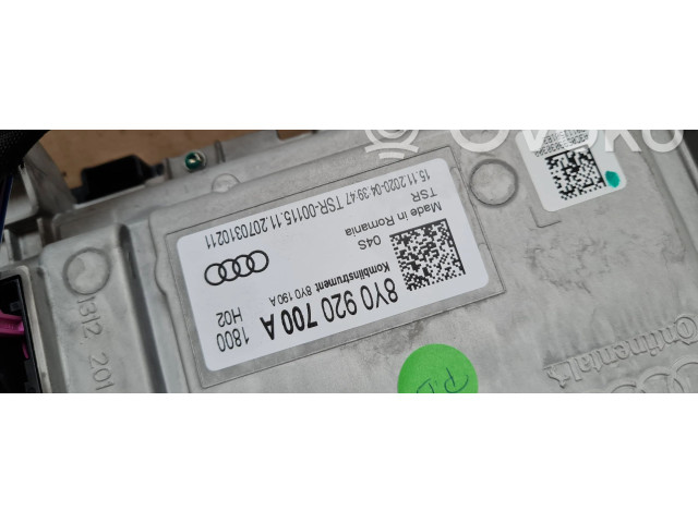 Přístrojová deska  Audi A3 8Y 2020 8Y0920700A, 8Y0190A  