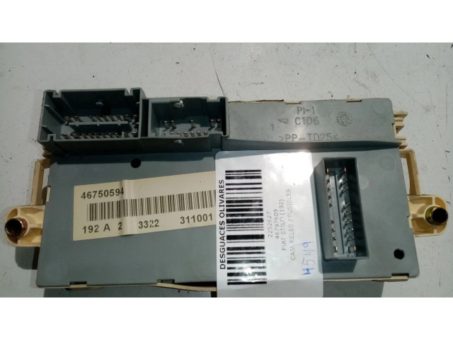 Pojistková skříňka Řídící jednotka BSM 46797609   Fiat Stilo 2001