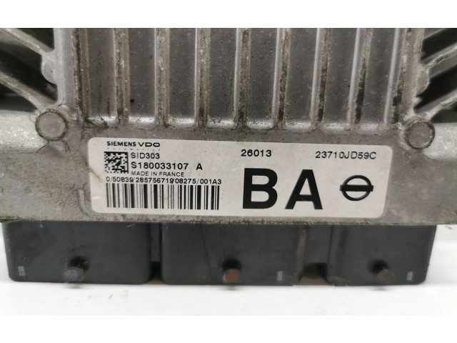 Řídící jednotka 23710JD59C, S180033107A   Nissan Qashqai+2 2009