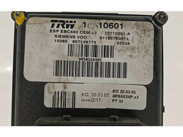 Jednotka ABS 9658028480   Peugeot 407 2005