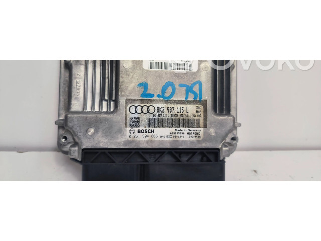 Блок управления двигателя 8K2907115L, 0261S04866   Audi A6 S6 C7 4G