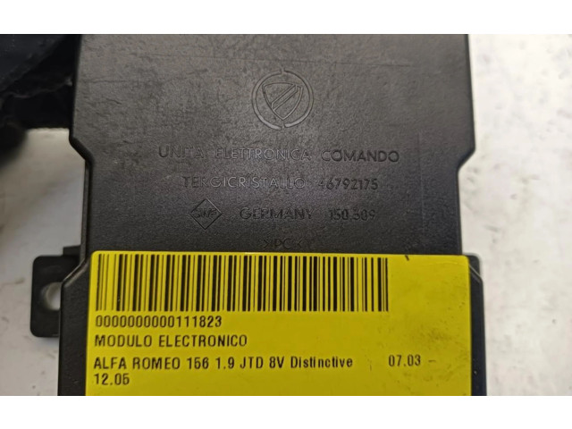 Řídící jednotka 46792175   Alfa Romeo 166 