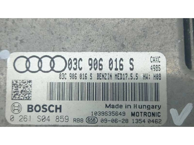 Блок управления двигателем Блок управления 03C990990N, 03C906016C   Audi A3 S3 8P