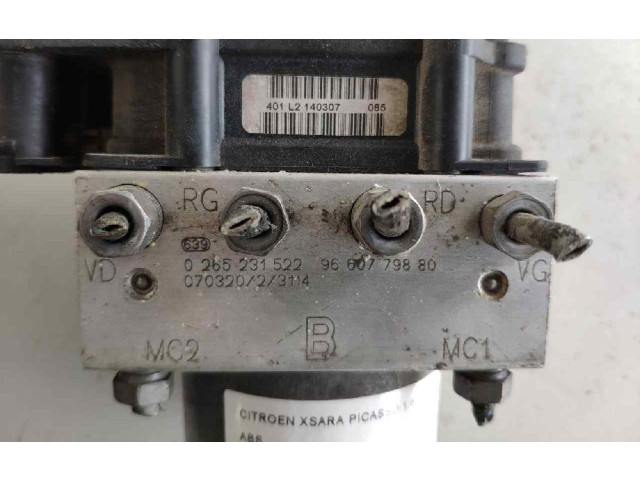 ABS Steuergerät 0265800415, 9660779880   Citroen Xsara Picasso 1999