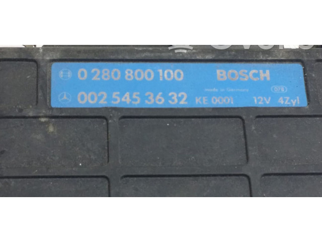 Блок управления двигателя 0280800100, 0280800100   Mercedes-Benz 190 W201