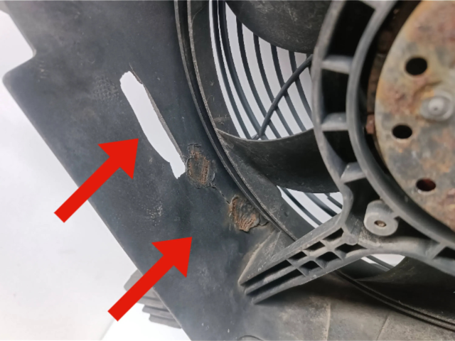 Комплект вентиляторов     A1635000155, 1115057    Mercedes-Benz ML W163 3.2