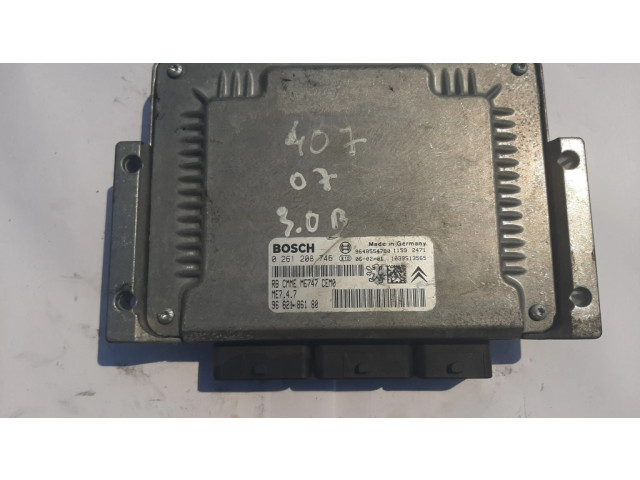 Řídící jednotka 9662186180, 0261208746   Peugeot 407 2007