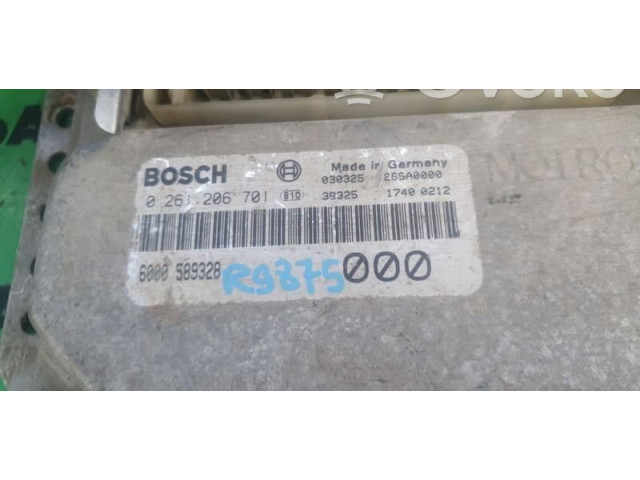Řídící jednotka 0261206701, 6000589328.   Dacia Nova 1997