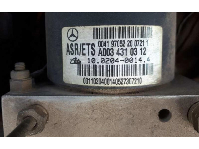Jednotka ABS A0034310312   Mercedes-Benz SLK R170 