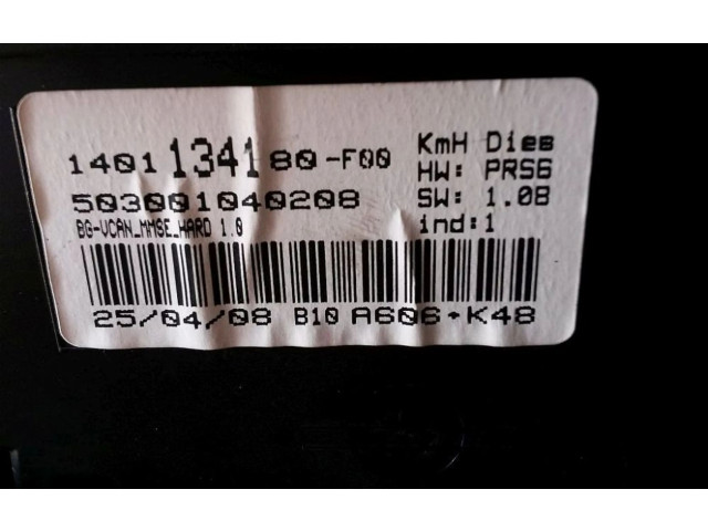 Přístrojová deska  Peugeot 807 2006 1401134180, 1401134180  