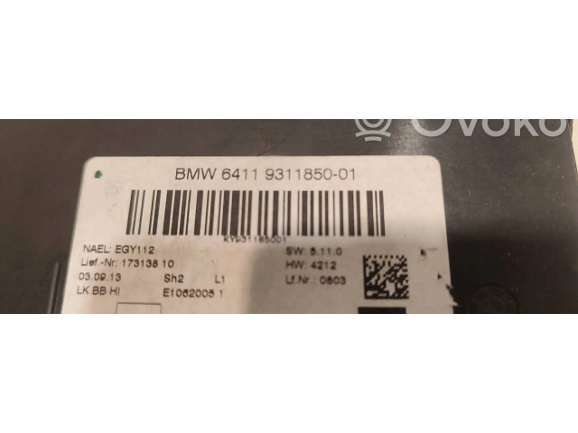 Блок управления климат-контролем 9311850, KY051185501   BMW 3 GT F34