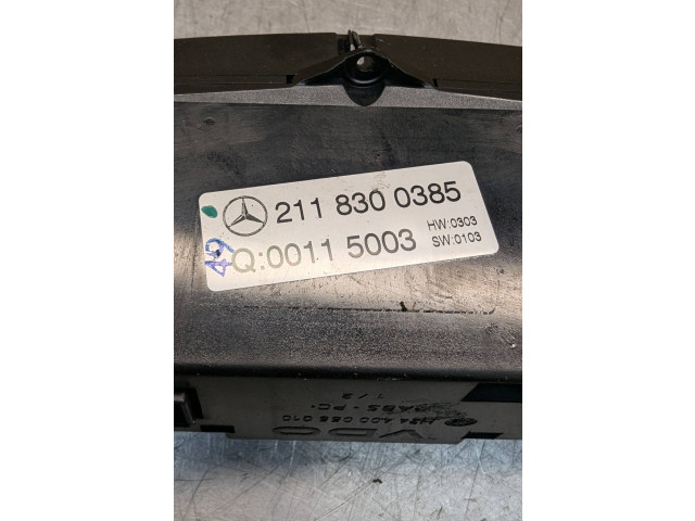 Блок управления климат-контролем 2118300385, 00115003   Mercedes-Benz E W211
