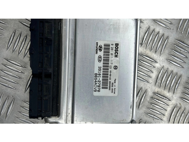 Řídící jednotka 3910127970, 0281011117   Hyundai Santa Fe 2003