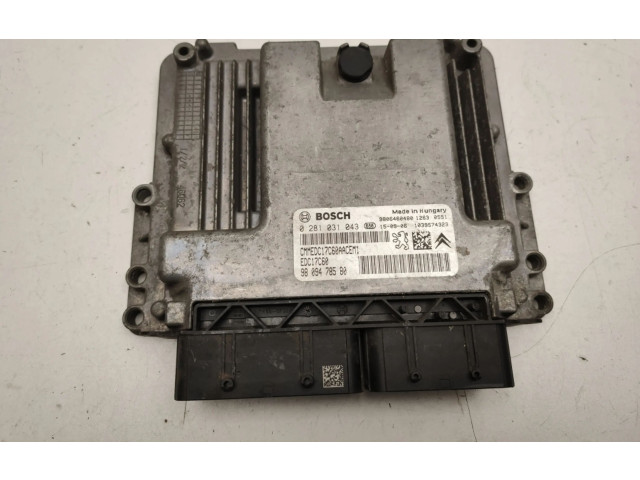 Řídící jednotka 9809478580   Peugeot 2008 I 2015
